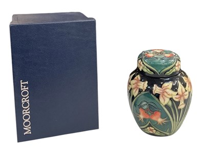 Lot 589 - RACHEL BISHOP FOR MOORCROFT; a ginger jar...