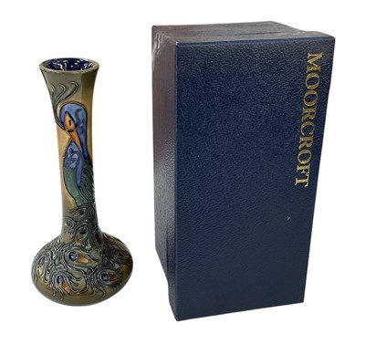 Lot 607 - RACHEL BISHOP FOR MOORCROFT; a small narrow...