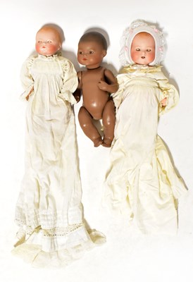 Lot 292 - Three Armand Marseille dolls, a bisque headed...