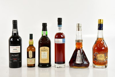 Lot 886 - MIXED SPIRITS; a collection of mixed spirits...