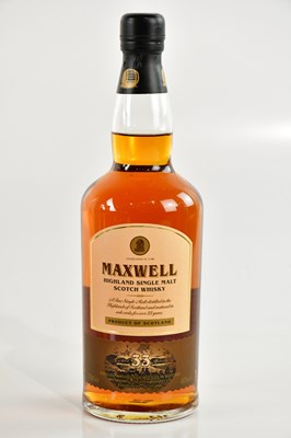 Lot 887 - WHISKY; a single bottle of Maxwell Highland...