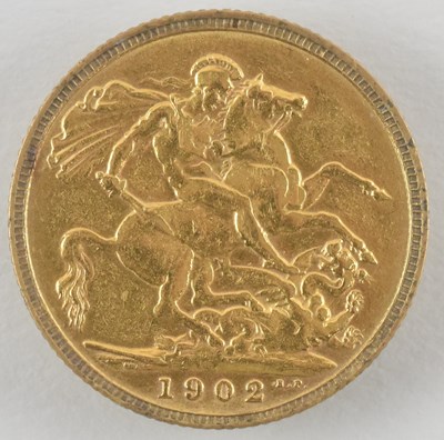 Lot 978 - An Edward VII full sovereign, 1902, London Mint.