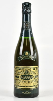 Lot 744 - CHAMPAGNE; a single bottle Bollinger Tradition...