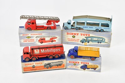 Lot 909 - DINKY TOYS; four boxed diecast vehicles 504...