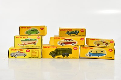 Lot 912 - DINKY TOYS; eight boxed diecast...