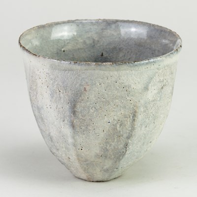 Lot 15 - AKIKO HIRAI (born 1970); a faceted stoneware...