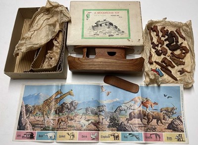 Lot 109 - WOODPECKER; a 1960s Noah's Ark toy, with...