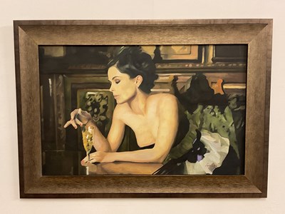 Lot 344 - STEPHEN COLLETT; oil on canvas, study of a...