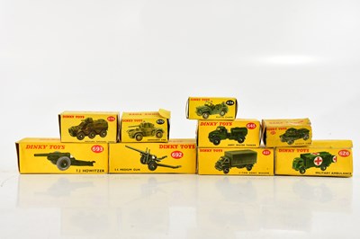 Lot 930 - DINKY TOYS; nine boxed diecast vehicles and...