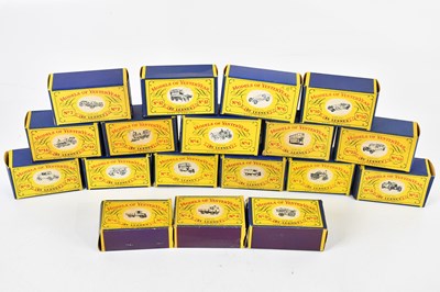 Lot 931 - LESNEY; eighteen boxed diecast vehicles from...