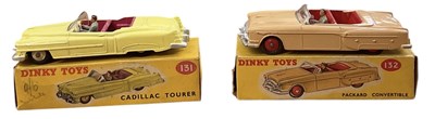 Lot 563 - DINKY TOYS; a boxed 131 Cadillac Tourer, in...