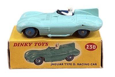 Lot 565 - DINKY TOYS; a boxed Jaguar Type D Racing Car,...