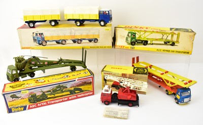 Lot 553 - DINKY; four boxed diecast vehicles comprising...