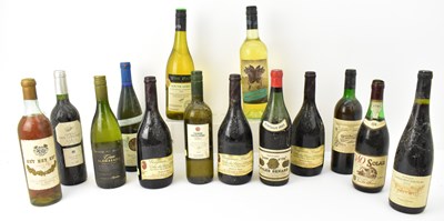 Lot 136 - MIXED WINE; fourteen bottles of mixed wine...