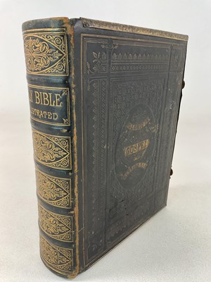 Lot 311 - A large Victorian Family Bible with dated...