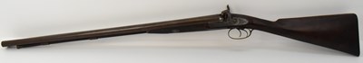 Lot 439 - ROBERT S GARDEN; a 19th century double barrel...