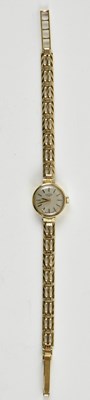 Lot 1031 - ROTARY; a lady's 9ct gold wristwatch, the...