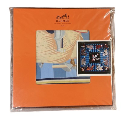 Lot 513 - IN THE STYLE OF HERMÈS; a vintage silk scarf, '...