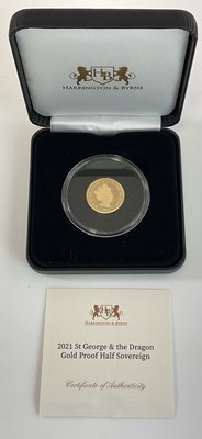 Lot 374 - An Elizabeth II encapsulated proof half...