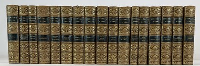 Lot 288 - CHARLES DICKENS; seventeen uniformly bound...