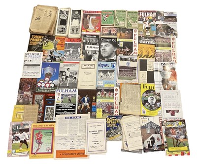 Lot 474 - FOOTBALL INTEREST; a small quantity of 1940s...