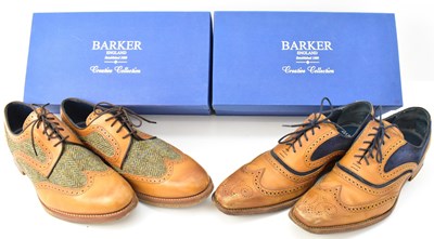 Lot 508 - Two pairs of size 10 Barker gentleman's shoes,...