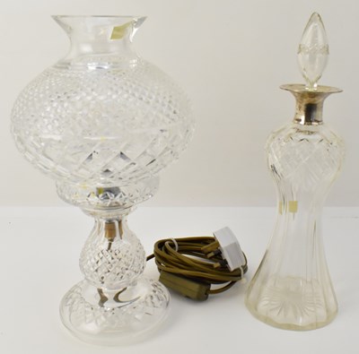 Lot 786 - LEE & WIGFULL; a George V cut glass crystal...