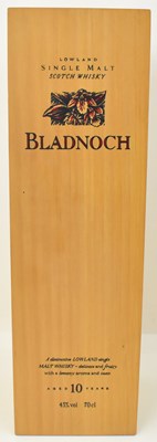 Lot 126 - WHISKY; a bottle of Bladnoch Lowland single...