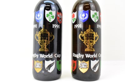 Lot 162 - RED WINE; two bottles of 1991 commemorative...