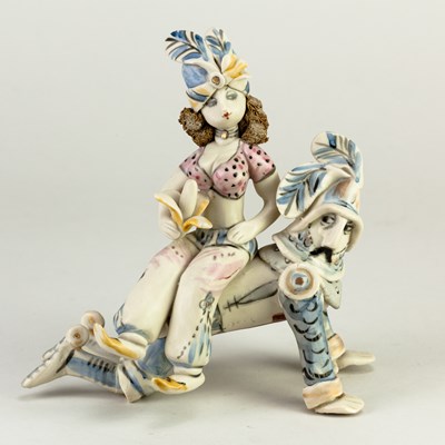 Lot 272 - HILARY BROCK (born 1933); a porcelain figure...