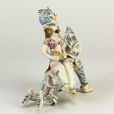 Lot 272 - HILARY BROCK (born 1933); a porcelain figure...