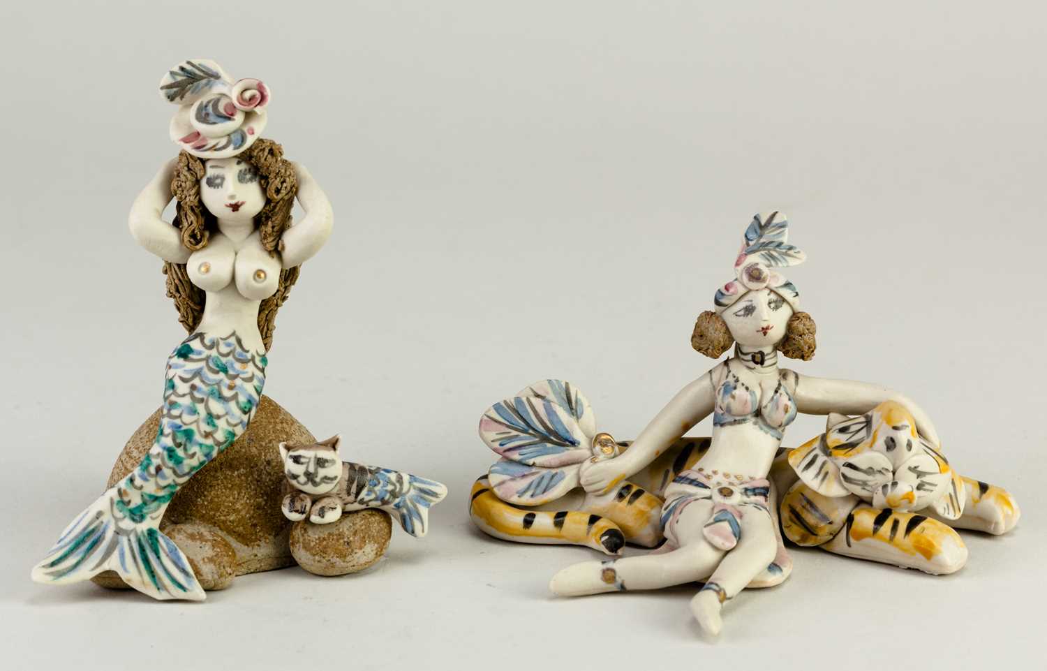 Lot 268 - HILARY BROCK (born 1933); a porcelain figure...