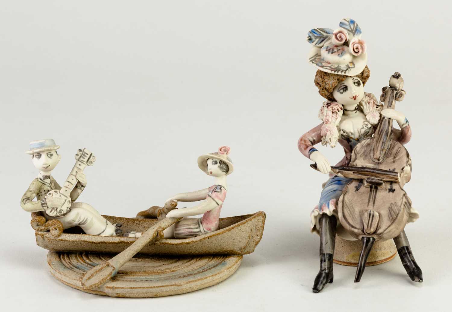 Lot 269 - HILARY BROCK (born 1933); a porcelain figure...