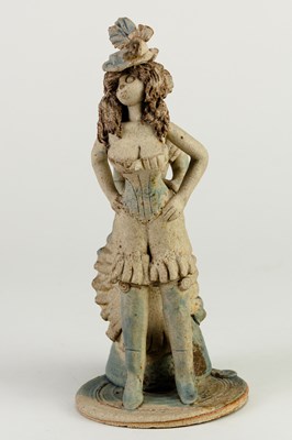 Lot 283 - HILARY BROCK (born 1933); two stoneware...
