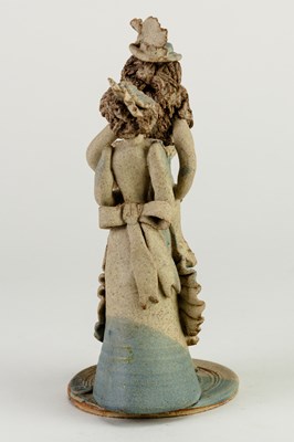 Lot 283 - HILARY BROCK (born 1933); two stoneware...