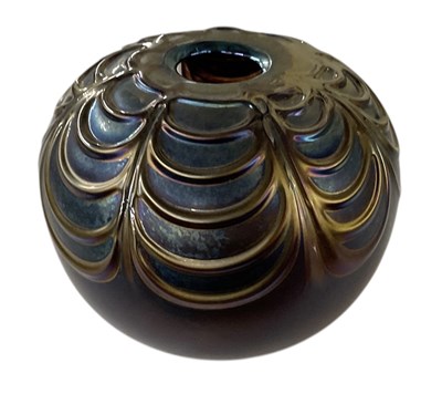 Lot 653 - JOHN DITCHFIELD FOR GLASFORM; a large bulbous...