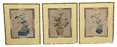 Lot 342 - A set of three early 20th century Chinese...