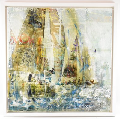 Lot 264 - GILL STORR; oil on canvas, 'Making your Mark',...