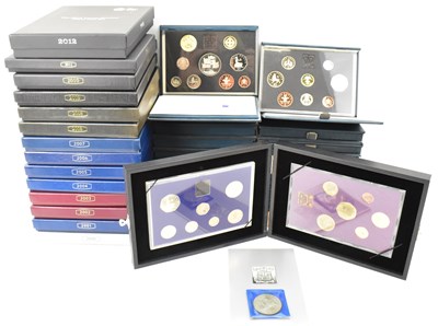 Lot 986 - ROYAL MINT; forty-three annual coin proof...