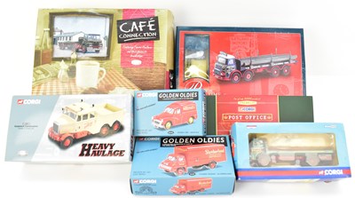 Lot 573 - CORGI; seven boxed diecast collector's...