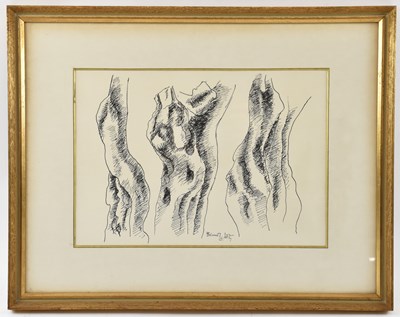 Lot 277 - BENNO SCHOTZ (Scottish, 1891-1984); pen and...