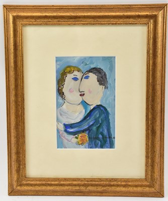 Lot 296 - DORA HOLZHANDLER (1928-2015); watercolour,...