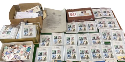 Lot 493 - A quantity of mint GB stamps and a quantity of...