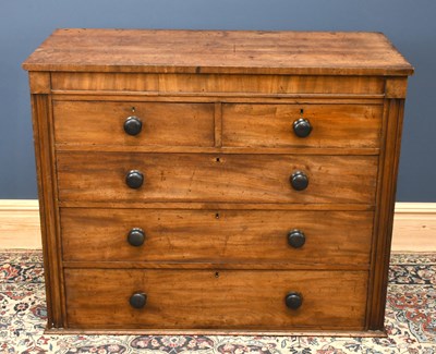 Lot 2798 - An early 19th century mahogany chest of two...