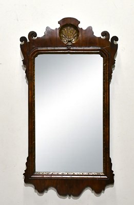 Lot 137 - A Georgian style mahogany and gilt framed...