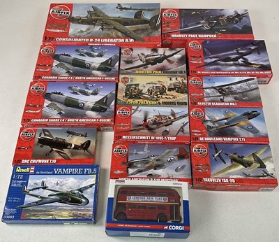 Lot 68 - AIRFIX; a collection of recent model kits,...