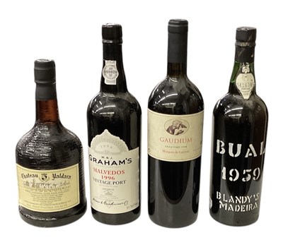 Lot 142 - RED WINE & PORT; a bottle of Gran Vino, 1994,...