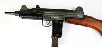 Lot 410 - IMI; a deactivated Uzi 9mm submachine gun,...