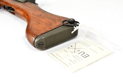 Lot 410 - IMI; a deactivated Uzi 9mm submachine gun,...