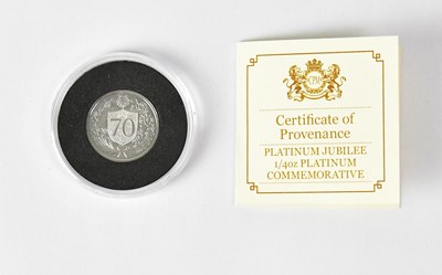 Lot 697 - An Elizabeth II 2022 1/4 oz platinum 'Platinum...